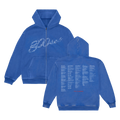 g00se Blue Zip Up Lyric Hoodie