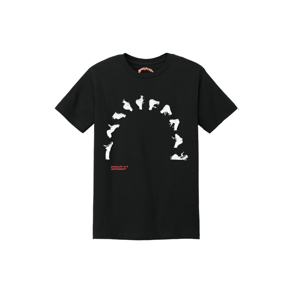BACKFLIPS TOUR CITIES T-SHIRT - Black