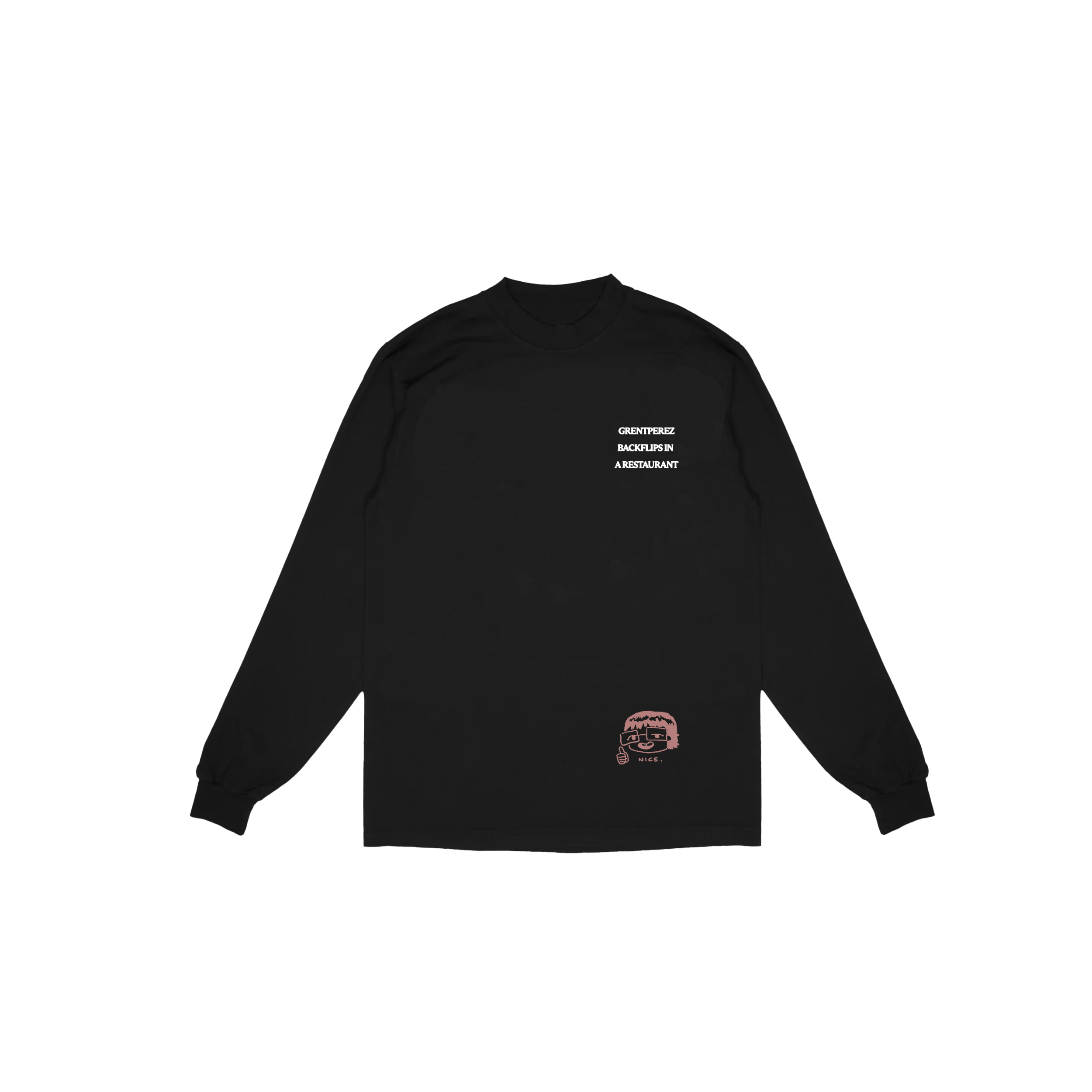 BLACK BACKFLIPS LONGSLEEVE TEE