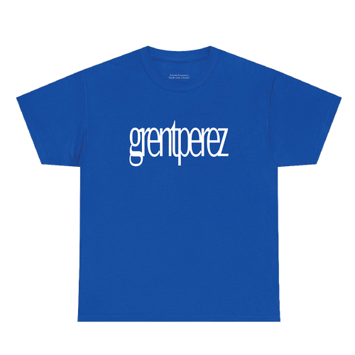 grentperez Blue Logo T-Shirt
