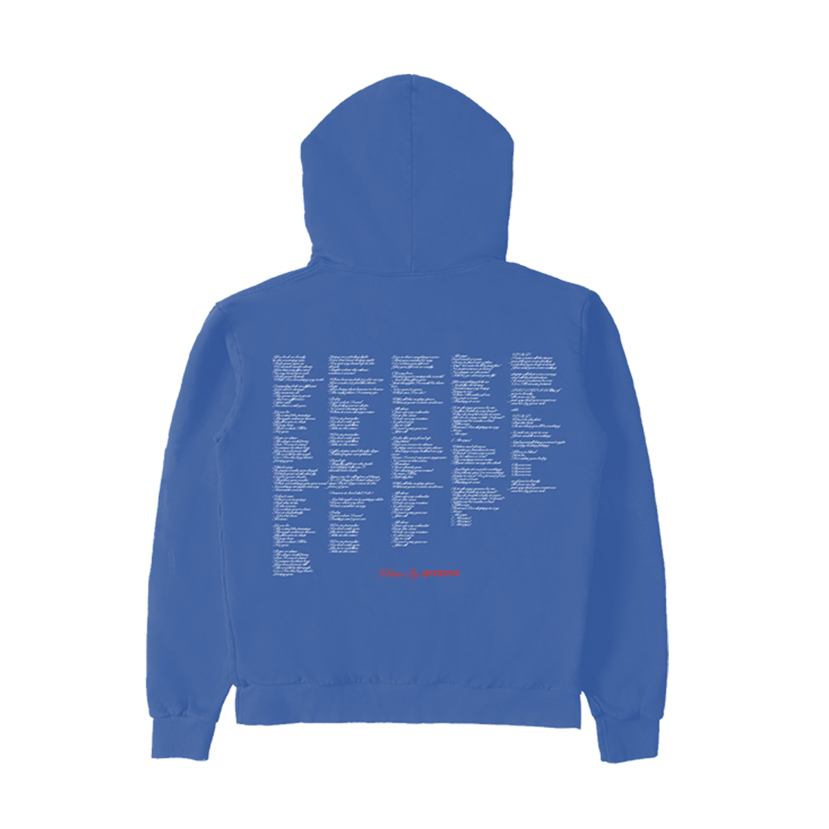 g00se Blue Zip Up Lyric Hoodie