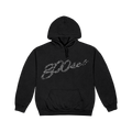 Black hoodie with g00se logo on front